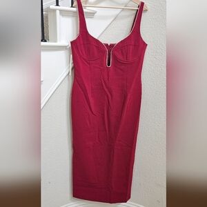 Bardot Brooklyn Sleeveless Diamanté Midi Dress | Size 12